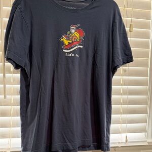 Life Is Good Men's Navy Graphic Tee